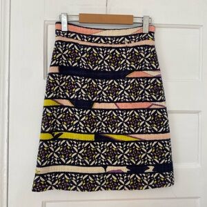 Emilio Pucci virgin wool luxe colourful mini skirt made in Italy